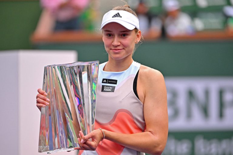 Indian Wells Tournament |  Her name is Elena Rybakina