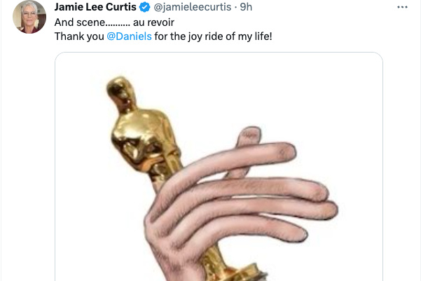 Jamie Lee Curtis shares a caricature of Serge Chapleau