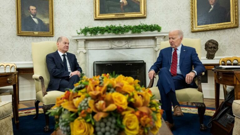 Joe Biden announces new military aid to Kyiv during meeting with German Chancellor Olaf Scholz