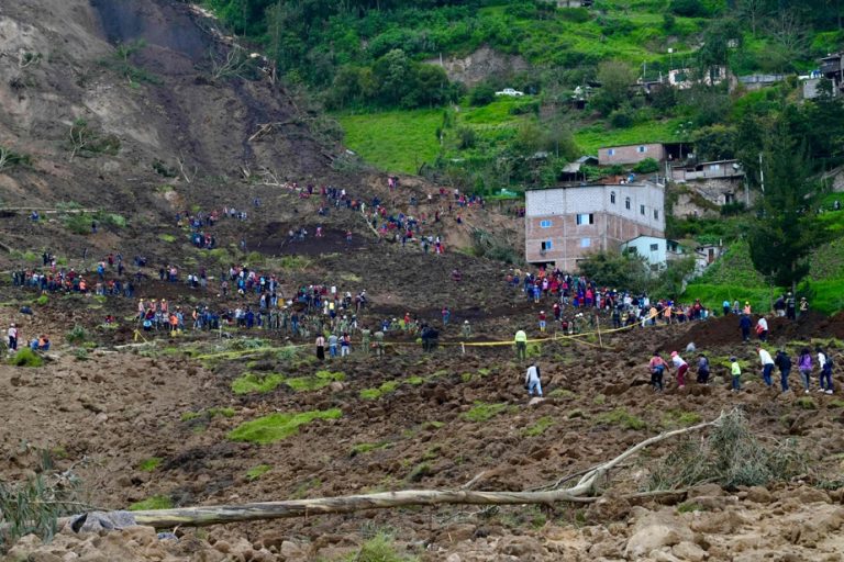 Landslide in Ecuador |  Death toll rises to 14