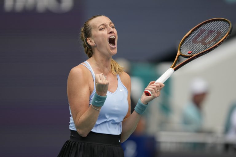 Miami Open |  Petra Kvitova in the semi-finals