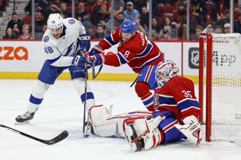 Montembeault saves 31 shots and the Canadian defeats the Lightning