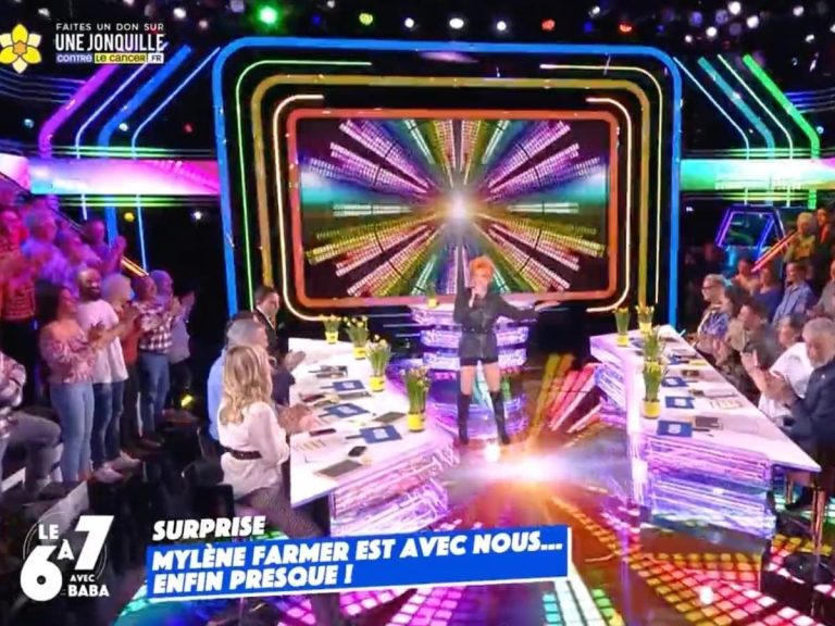 “Mylène Farmer” surprises everyone and lands on “TPMP”, Cyril Hanouna, the columnists, and his biggest fan Jordan de Luxe, dumbfounded!