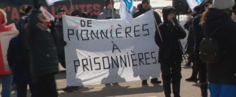 “Our working conditions are decreasing day by day”: around 300 nurses demonstrate in Trois-Rivières