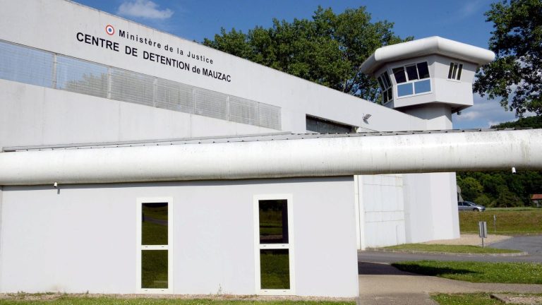 Philippe Dubois, escaped from Mauzac prison, presented to a judge for his indictment