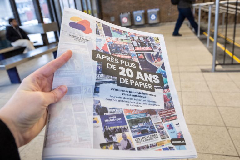 Quebecor ceases the paper edition of the 24 hours