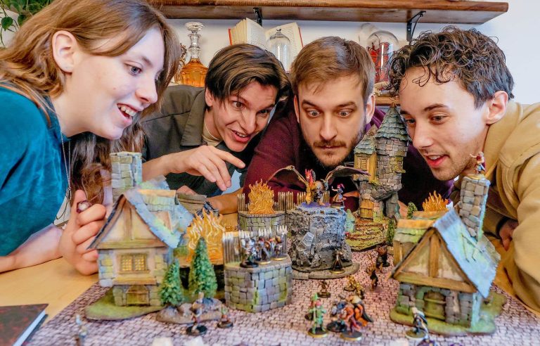 Role-playing games, inspired by “Dungeons and Dragons”, come out of their dungeon