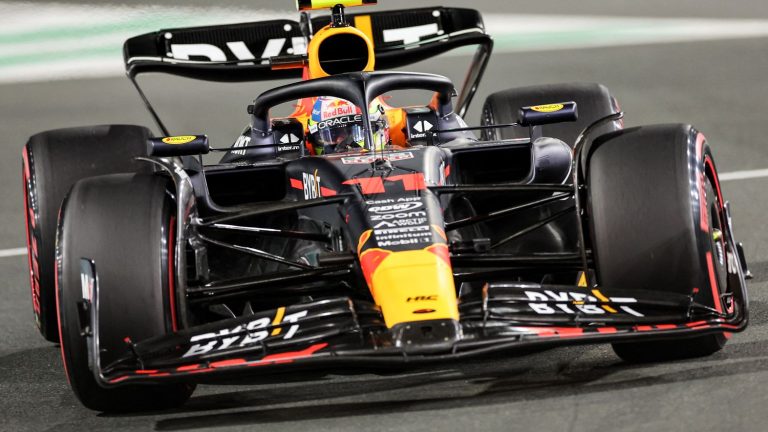 Sergio Perez on pole position for the Saudi Arabian Grand Prix, Max Verstappen 15th