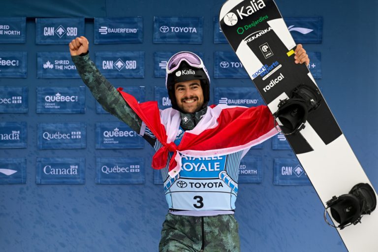 Snowboardcross World Cup |  “A dream weekend” for Eliot Grondin