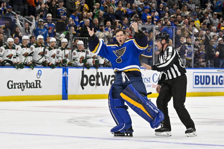 St. Louis Blues |  Jordan Binnington suspended two games for unsportsmanlike conduct