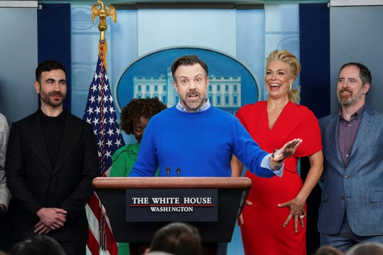 Ted Lasso discusses mental health at the White House