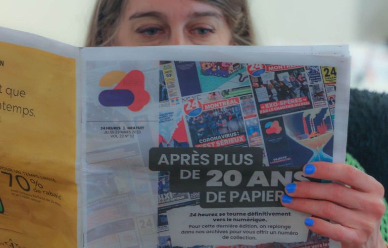 The daily “24 hours” draws a line under its paper edition