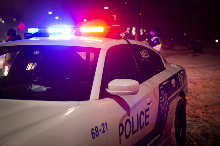 The police are investigating |  Pig carcasses hanging from overpasses in Montreal