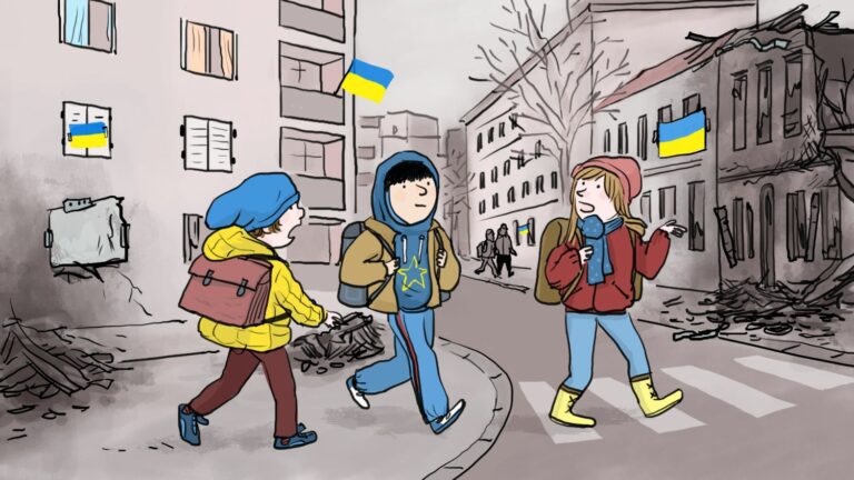 The war in Ukraine told by children from kyiv, the winter drought in France and advice for doing homework: news from a child’s perspective