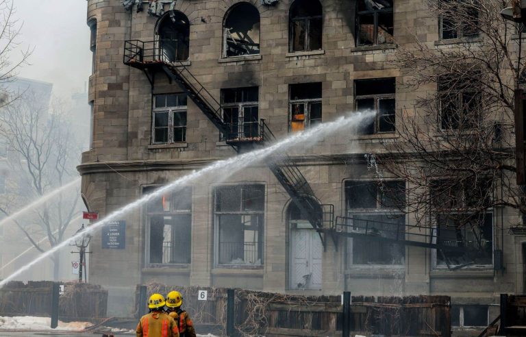 Uncertainties and fears in the aftermath of the fire of a heritage building in Old Montreal