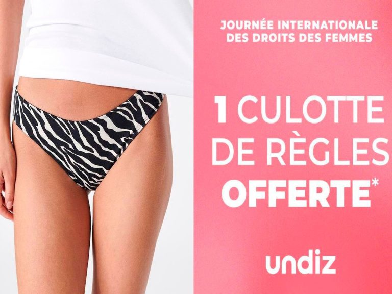 Undiz is giving away period panties on International Women’s Day!