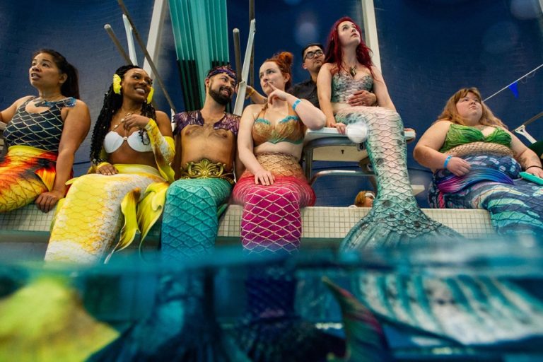 United States |  Mermaids of all stripes get their fins done in Virginia