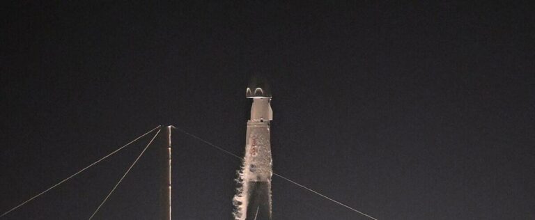 United States: takeoff of a rocket from SpaceX to the ISS