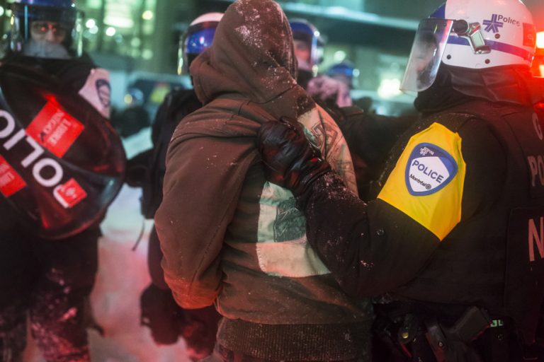 Unlawful mass arrests |  Protesters demand a public apology in Montreal