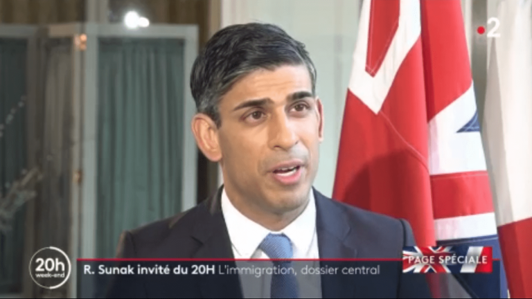 VIDEO.  Immigration, war in Ukraine, Brexit… Find the interview of British Prime Minister Rishi Sunak on France 2