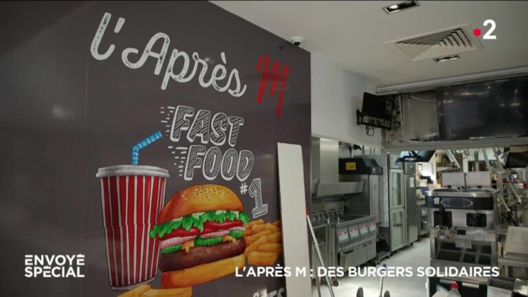 VIDEO.  L’Après M: solidarity burgers