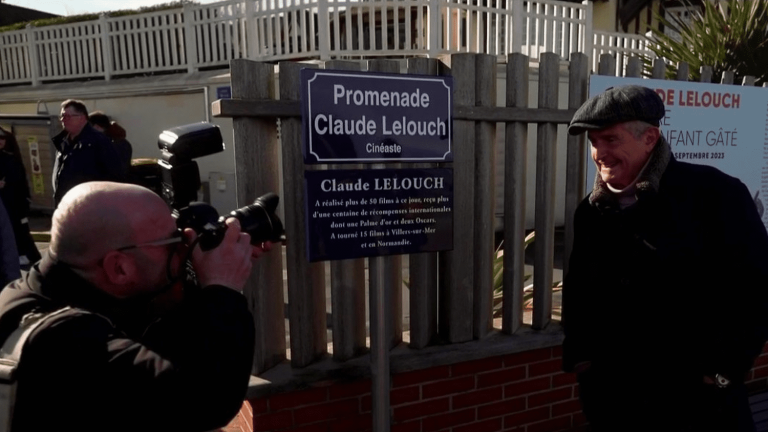 Villers-sur-Mer pays tribute to Claude Lelouch