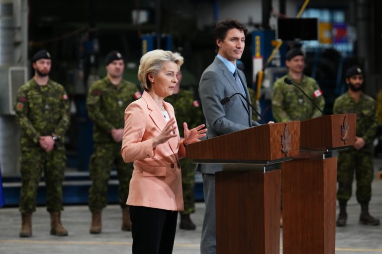 Visit of the President of the European Commission |  Justin Trudeau announces increased support for Ukraine