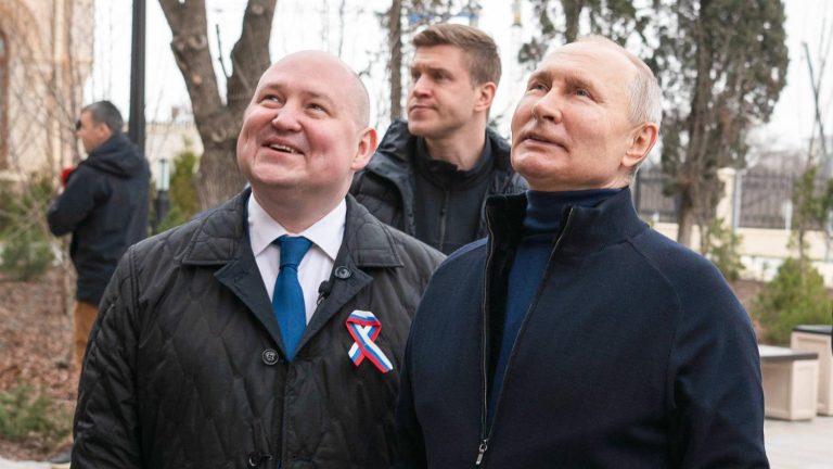 Vladimir Putin visits Mariupol, Russian President’s first visit to occupied territory