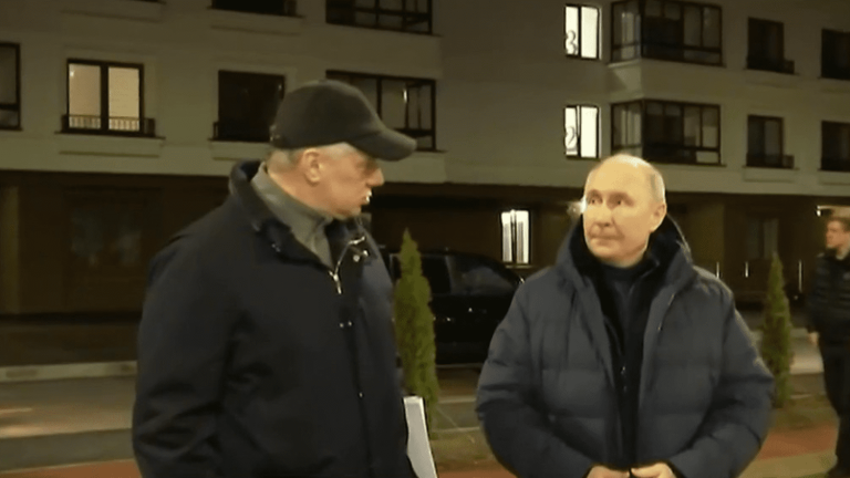 Vladimir Putin’s surprise visit to the Donbass