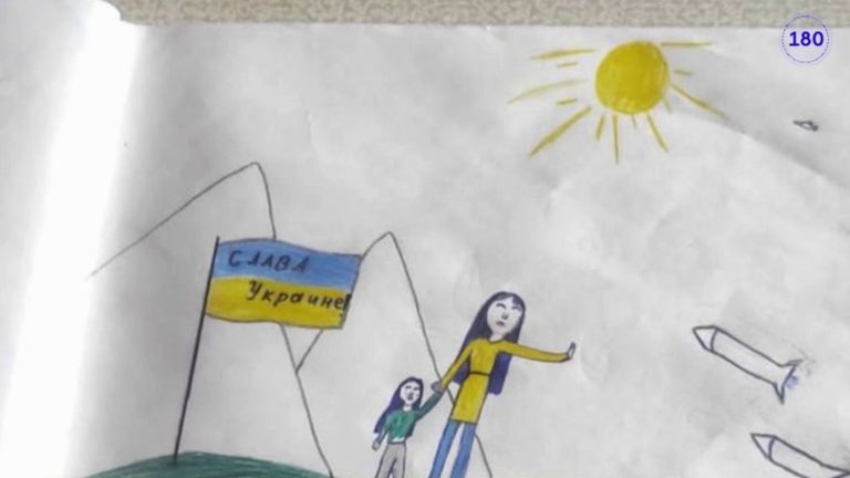 a Russian separated from his daughter because of a drawing