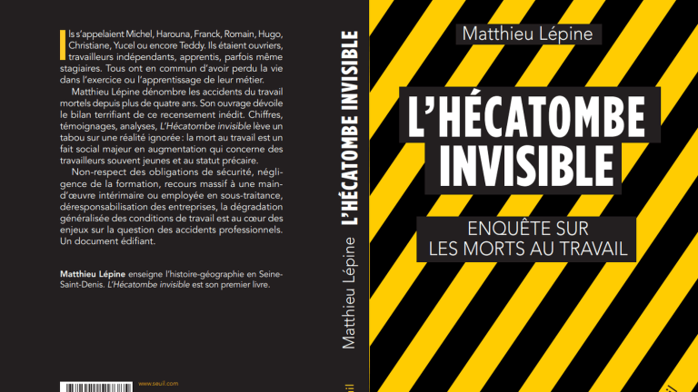 a book lifts the veil on the “invisible carnage” of the many fatal work accidents in France