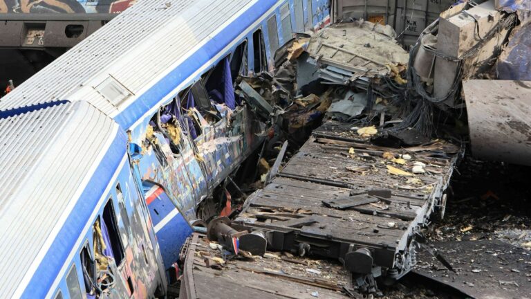 a collision between two trains leaves at least 38 dead after “a tragic human error”