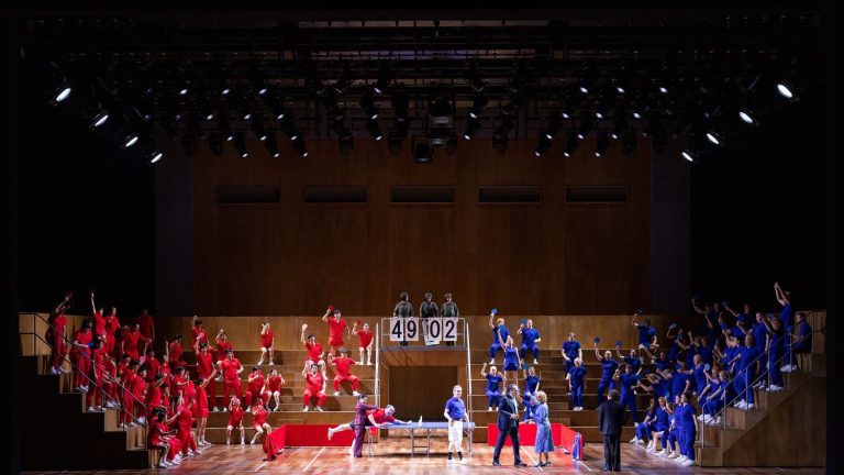 a meeting at the top at the Opéra Bastille