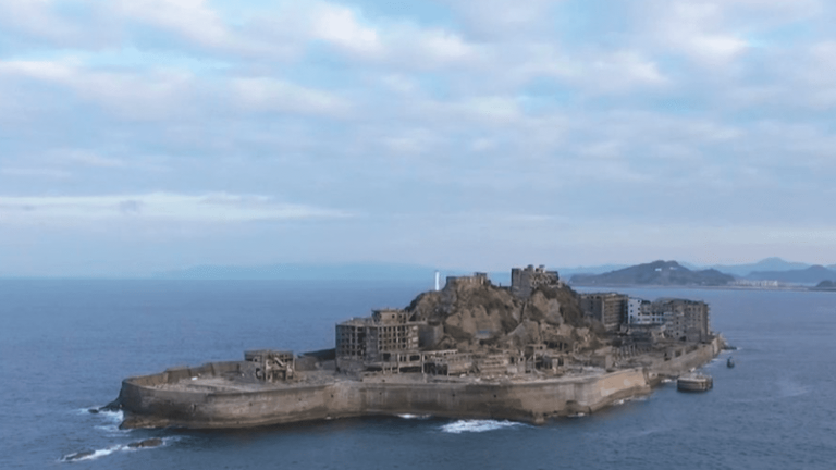 excursion to the ghost island of Hashima, a former mining town that became the setting for a James Bond film