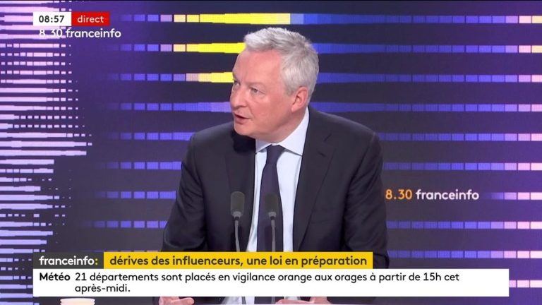 for Bruno Le Maire, “Booba is right” to denounce the “influencers”