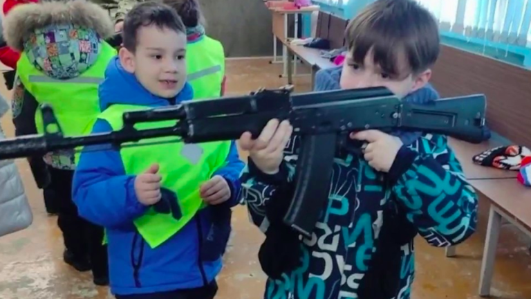 how russia recruits its children