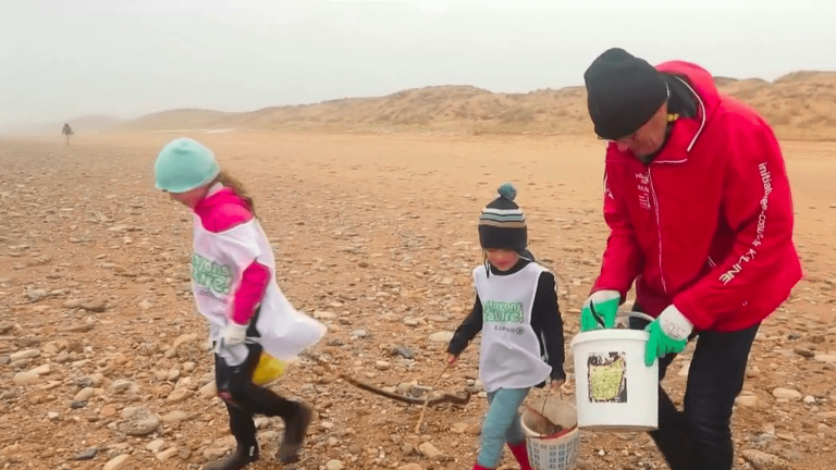 locals work hard to preserve their beach