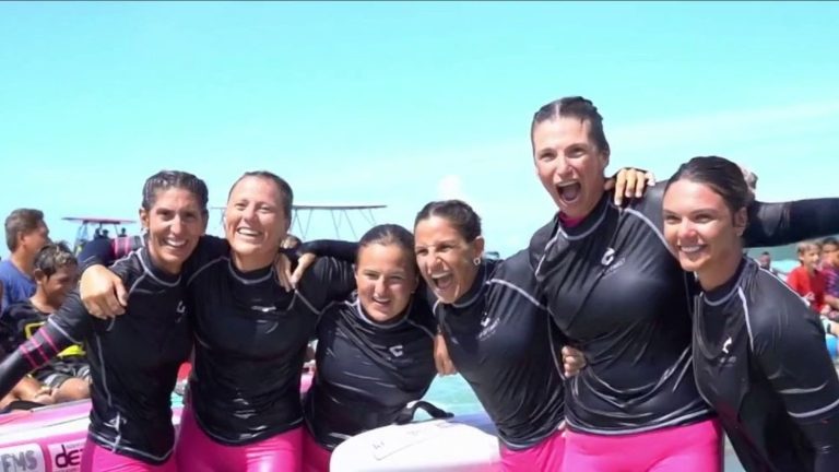 six women crossed the Pacific on a paddleboard in 80 days