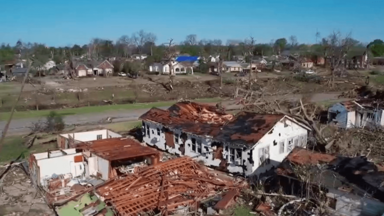 with survivors of Rolling Fork, a town devastated by a tornado in Mississippi