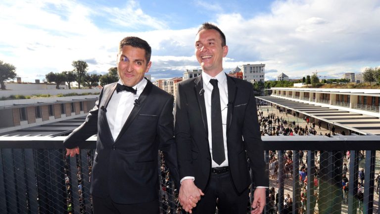 “A moment of crazy emotion”, says Vincent, the first French gay to marry