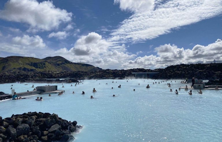 A stopover in Iceland along the water