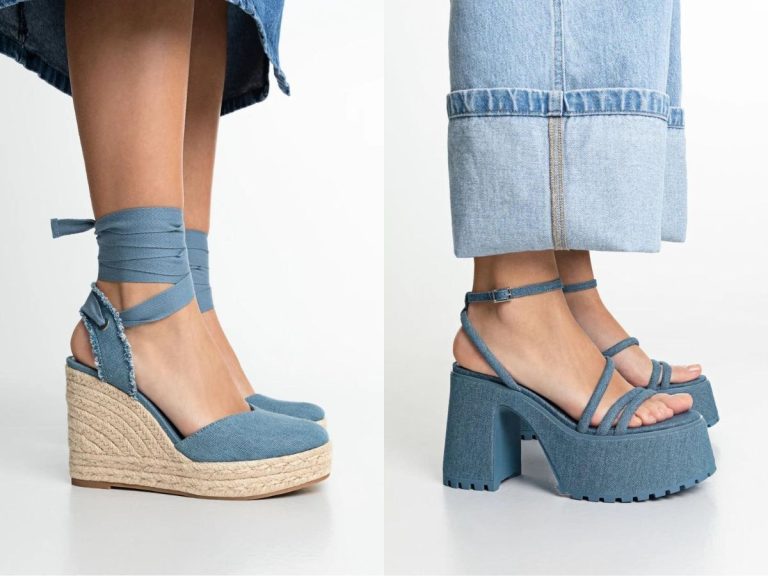 Adopt the total denim look to the feet!