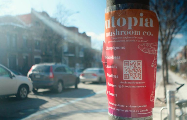 Advertising for microdosing takes the streets of Montreal by storm