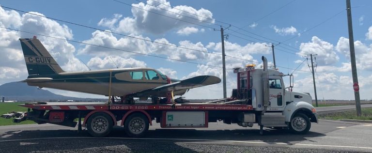 Airplane crash-lands on Highway 20