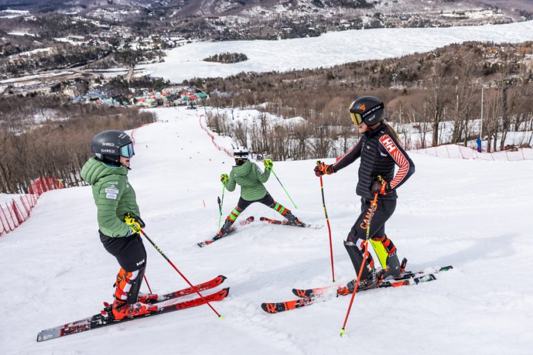 Alpine skiing |  While waiting for the World Cup at Tremblant…