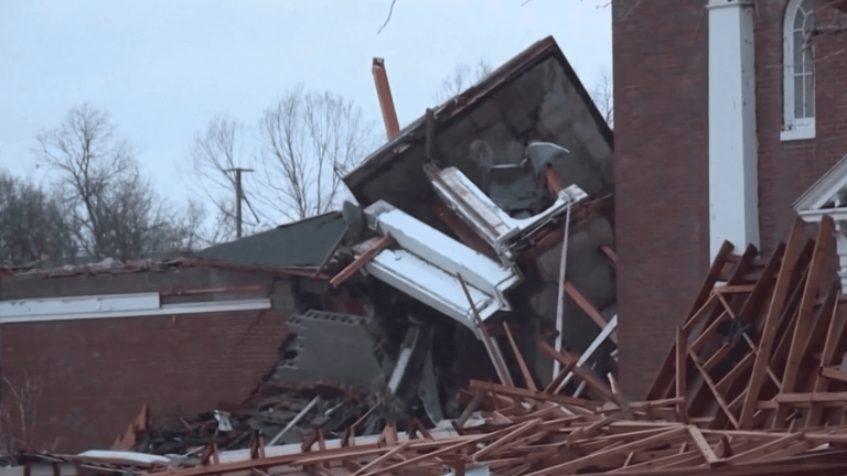 Arkansas hit by a violent tornado