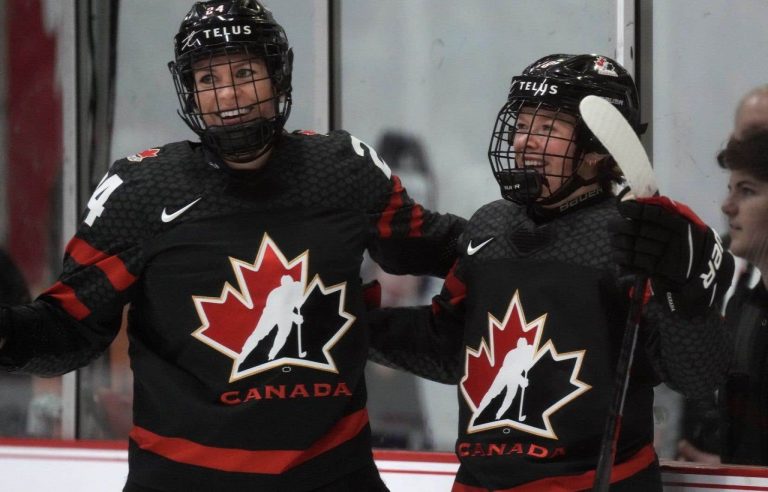 Canada beats Switzerland 4-0 at the start of the Women’s World Hockey Championship