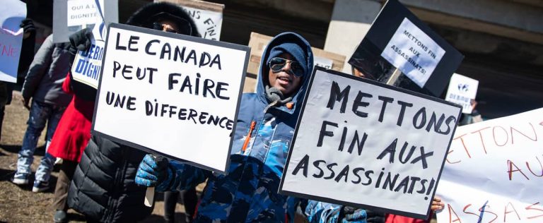 Crisis in Haiti: A vocal Montreal diaspora is heard outside Trudeau’s office