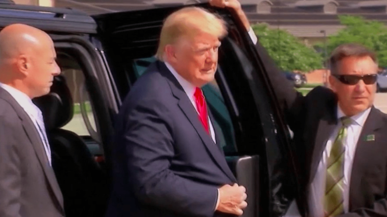 Donald Trump appeared in court in New York