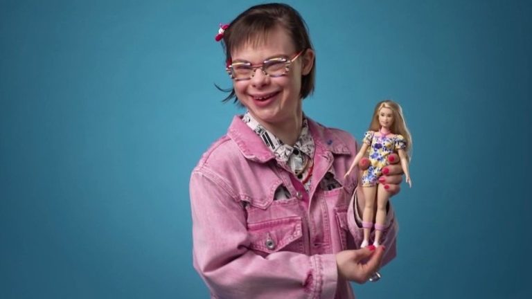 Éléonore Laloux, ambassador for Barbie with Down syndrome